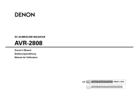 Denon AVR-2808-Owners-Manual 